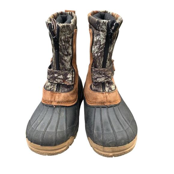 Ozark Trail Mens 3M Thinsulate Winter Hunting Snow Boots Size 5 Camo Suede - Picture 2 of 10